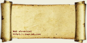 Emilija Adamović vizit kartica